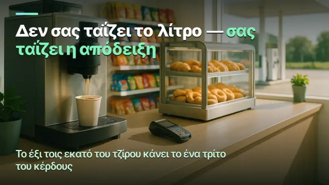 Πρατήρια: κερδίζετε από την απόδειξη του καταστήματος, όχι από το λίτρο