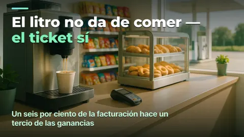 Gasolineras: ganas con el ticket de la tienda, no con el litro