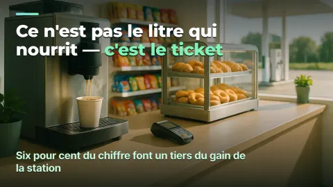 Station-service : vous gagnez sur le ticket en boutique, pas sur le litre