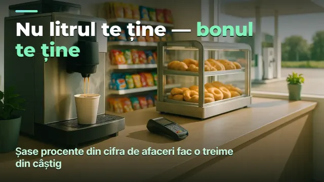 Benzinării: câștigi din bonul de la magazin, nu din litru
