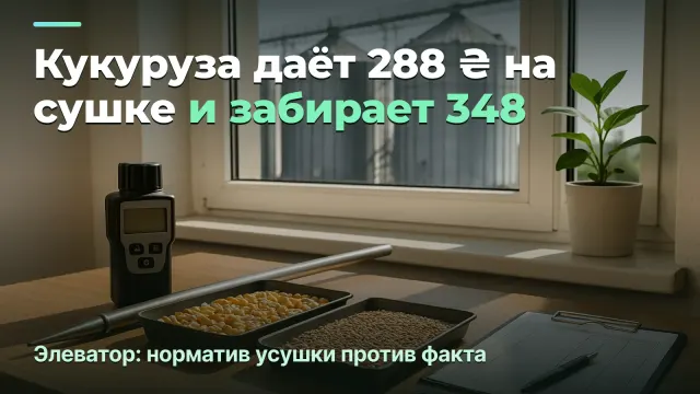 Элеватор: норматив усушки один, культуры разные