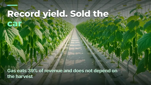 Greenhouse growing: cost per kilo, not kilos per square metre
