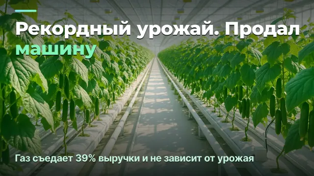 Теплица: себестоимость килограмма, а не килограммы с квадрата