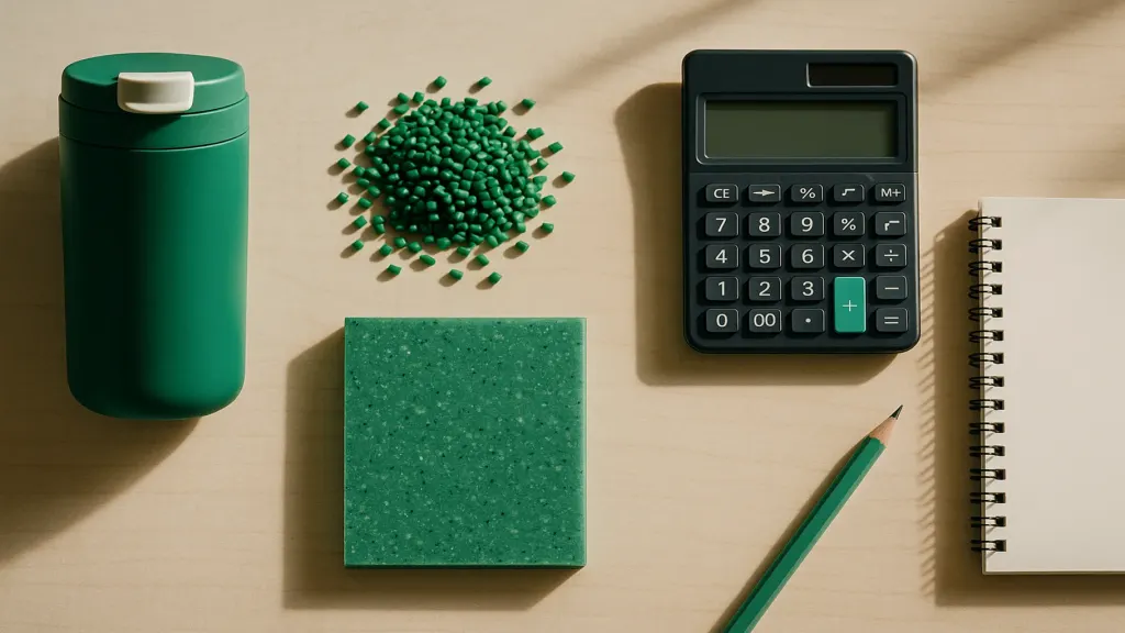 The real cost behind a product laid out on a workbench