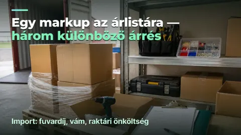 Import: a számlaár nem az önköltség
