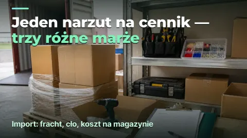 Import: cena na fakturze to nie koszt