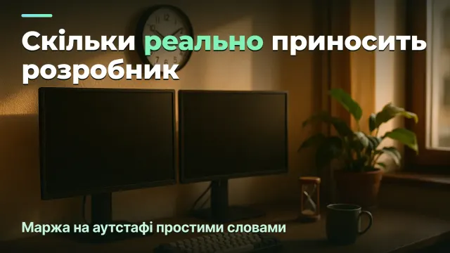 Скільки насправді приносить розробник: правда про маржу на аутстафі
