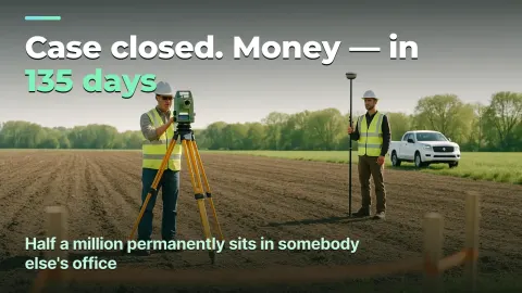 Land surveying: the result of a case and 135 days of waiting