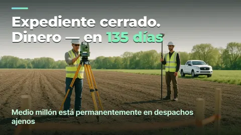 Topografía: el resultado de un expediente y 135 días de espera
