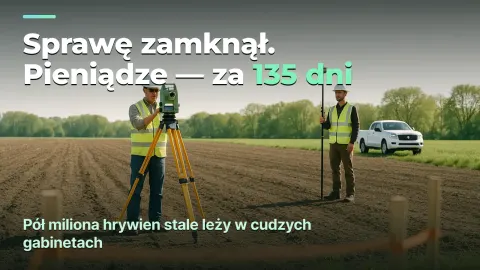 Geodezja: wynik sprawy i sto trzydzieści pięć dni czekania