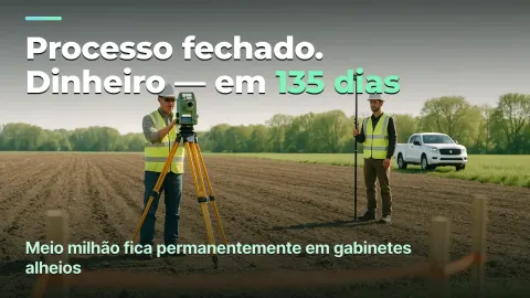 Topografia: o resultado de um processo e 135 dias de espera