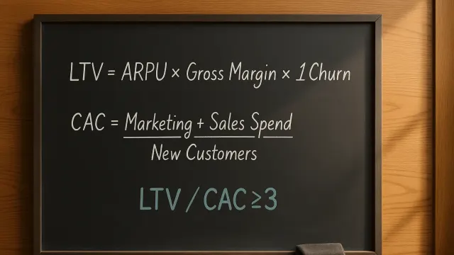 LTV и CAC для малого бизнеса: как посчитать за 30 минут без аналитика