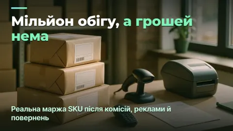 Продаж на маркетплейсах: реальна маржа після комісій, реклами й повернень