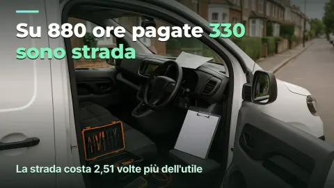 Servizio a domicilio: 37,5% del turno è strada