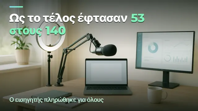 Η ολοκλήρωση του μαθήματος ως οικονομικός δείκτης