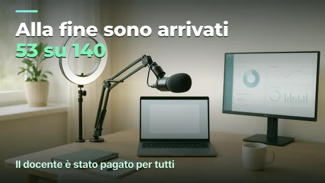Il completamento del corso come indicatore finanziario