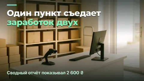 Три пункта выдачи: один съедает заработок двух других