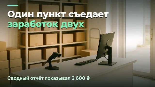 Три пункта выдачи: один съедает заработок двух других