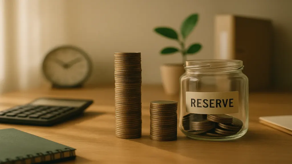 Set aside the surplus from good months to cover the lean ones