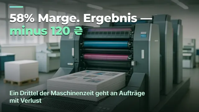 Druckkosten berechnen: Maschinenstunde und Einrichten
