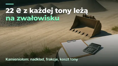 Kamieniołom: 22 ₴ z tony leżą na zwałowisku
