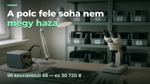 Szerviz: a polc fele soha nem megy haza