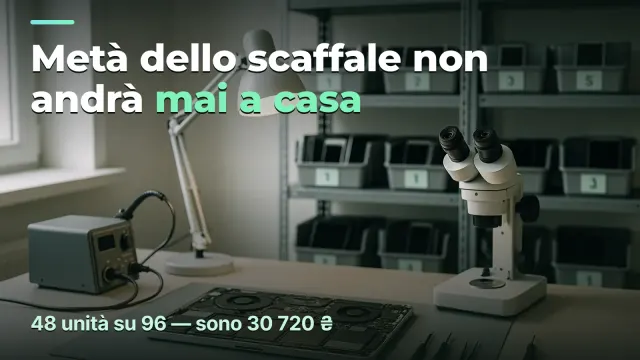 Centro assistenza: metà dello scaffale non andrà mai a casa