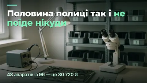 Сервісний центр: половина полиці так і не поїде нікуди