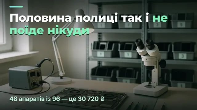 Сервісний центр: половина полиці так і не поїде нікуди
