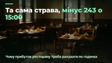 Ціни в ресторані по годинах: та сама страва, різна економіка