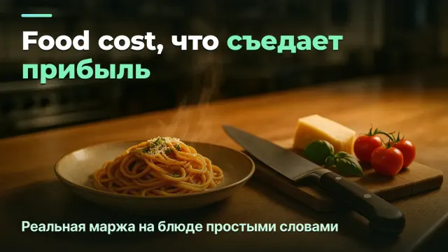 Food cost, который съедает прибыль: как найти реальную маржу на блюде