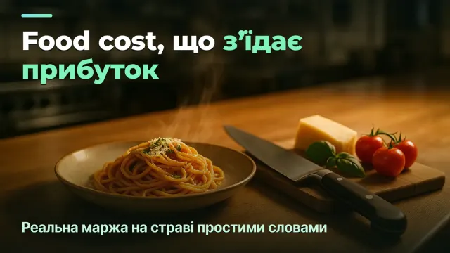 Food cost, який зʼїдає прибуток: як знайти реальну маржу на страві