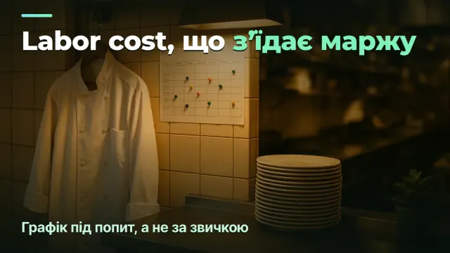 Labor cost, що зʼїдає маржу: як складати графік під попит, а не за звичкою