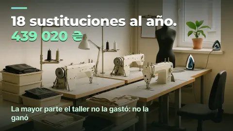 Taller de costura: la rotación cuesta 35%