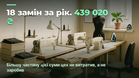 Швейний цех: плинність коштує 35% прибутку