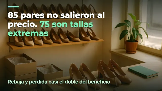 Zapatería: la rebaja ya viene en el pedido