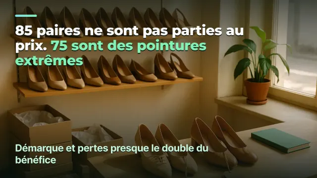Chaussures : la démarque est déjà dans la commande