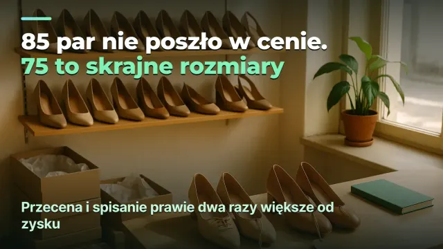 Sklep obuwniczy: przecena wpisana już w zamówienie