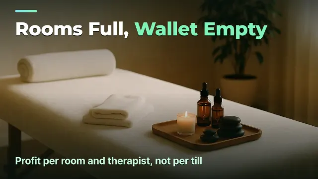 SPA & Σαλόνι Μασάζ: Κέρδος ανά Δωμάτιο και Θεραπευτή, όχι ανά Πελάτη