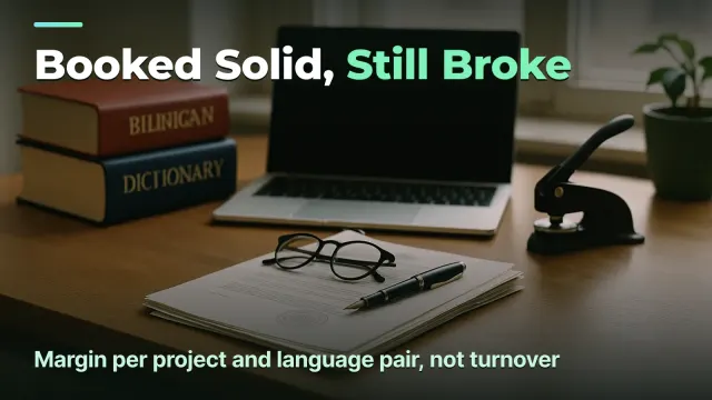 Translation Agency: Margin Per Project, Language Pair and Client