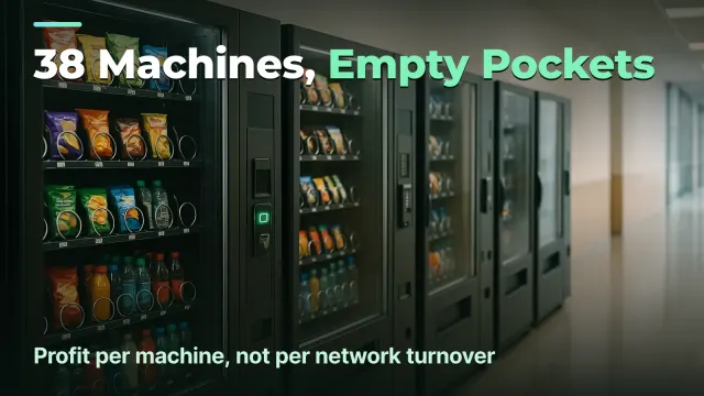 Biznes vendingowy: zysk z automatu, a nie z obrotu