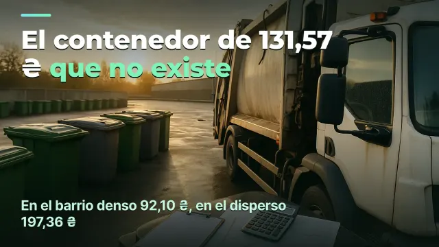 Recogida de basura: un barrio da, el otro se come