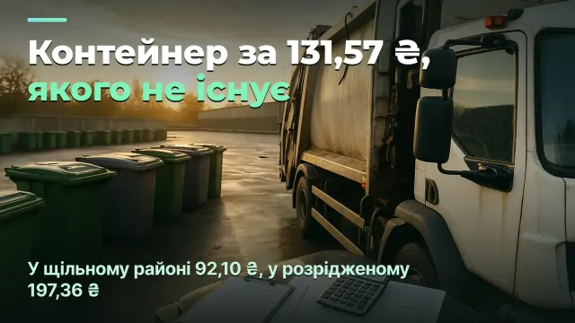 Вивіз сміття: один район годує, другий з'їдає