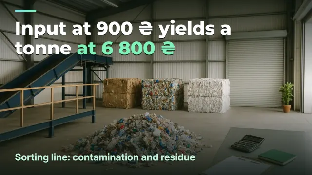 Sorting line: cheap input costs more