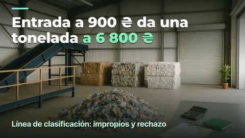 Línea de clasificación: lo barato sale más caro