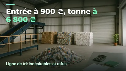 Ligne de tri : l'entrée bon marché coûte plus cher