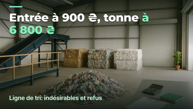 Ligne de tri : l'entrée bon marché coûte plus cher