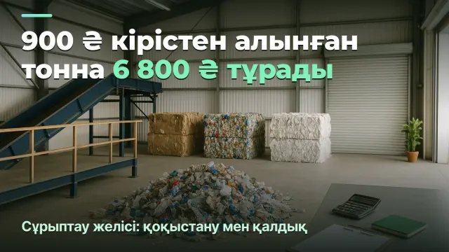 Сұрыптау желісі: арзан шикізат қымбат