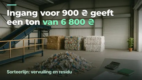 Sorteerlijn: goedkope ingang kost meer