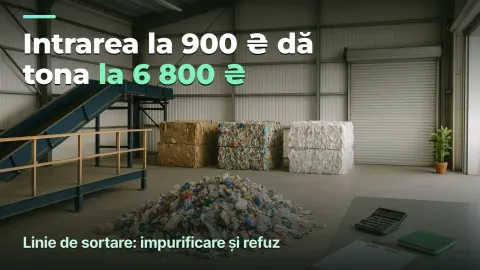 Linie de sortare: intrarea ieftină costă mai mult